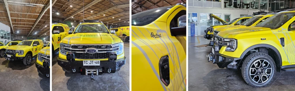 Camionetas 4x4 para emergencias forestales