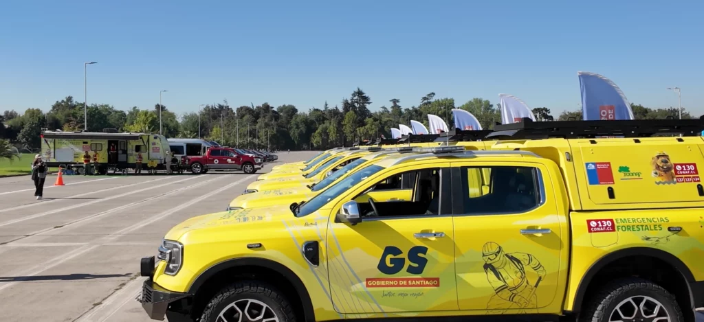 Camionetas 4x4 para emergencias forestales