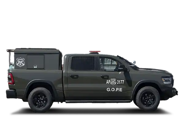 Camioneta táctica GOPE
